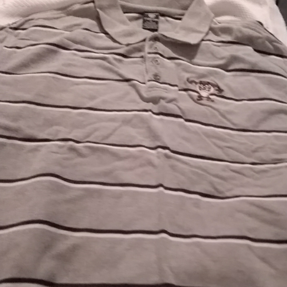 Vintage 1997 Warner Bros Studio Taz Polo Shirt